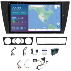 BMW 3 E90 E91 E92 E93 2005-2012 ANDROID GPS USB WIFI BLUETOOTH CARPLAY ANDROID AUTO 4GB 64GB Q6 QLED